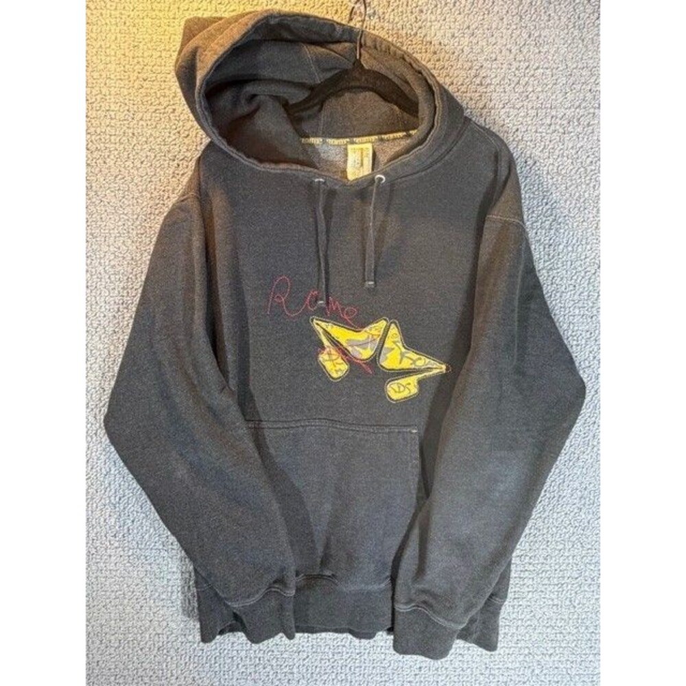 Men’s ROME Snowboard Riding Hoodie Black Size Small